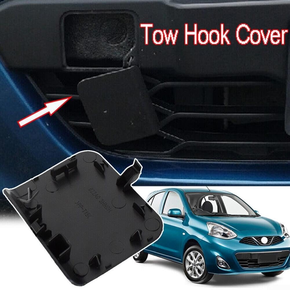 Für Nissan Micra K14 Abschlepphakenabdeckung für 2014 2016, Frontstoßstange Ersatzteil, ABS-Material Für Nissan Micra K14 Abschlepphakenabdeckung für 2014 2016, Frontstoßstange Ersatzteil, ABS-Material von Gettimore