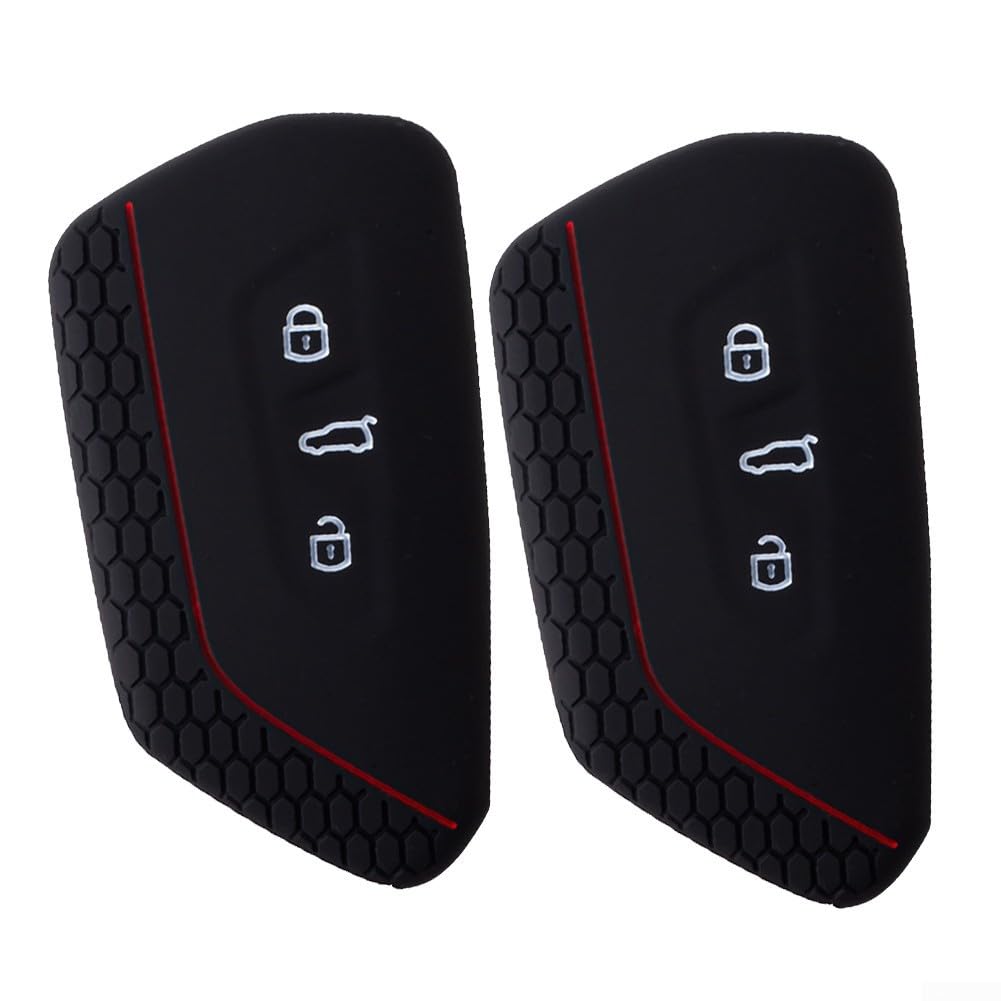 Weiches Silikon-Schlüsselanhänger-Set für Golf 8 und Skoda Enyaq IV, 2er-Pack, schützt vor täglicher Abnutzung Weiches Silikon-Schlüsselanhänger-Set für Golf 8 und Skoda Enyaq IV, 2er-Pack, schützt vor täglicher Abnutzung von Gettimore