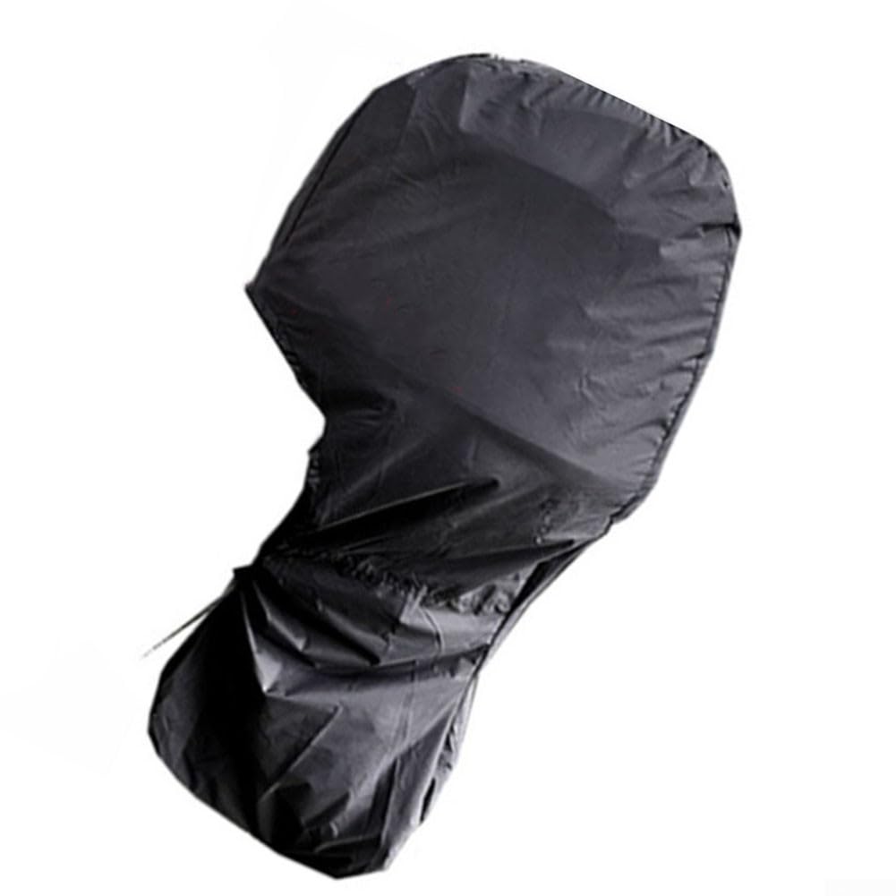 Wetterbeständige Außenbordmotorabdeckung, 420D-Oxford-Gewebe, einfach zu bedienender Kordelzug und Verschluss für sicheren Sitz (60 ~ 100 PS) von Gettimore
