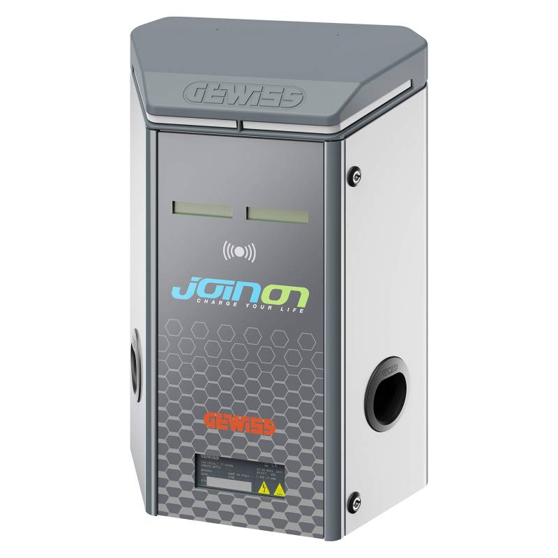 Gewiss GWJ2103R Joinon, Ladestation für elektrische Fahrzeuge, RFID, 22 Kw-22 kW, Energiezähler, IP55 von Gewiss