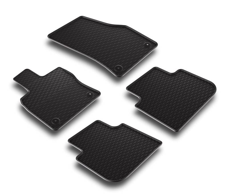 GEYER & HOSAJA Gummifußmatten 904/4C kompatibel mit Seat Tarraco (2018-2024), Skoda Kodiaq I (2016-2023) und Volkswagen Tiguan Allspace (2017-2024) von Geyer Hosaja