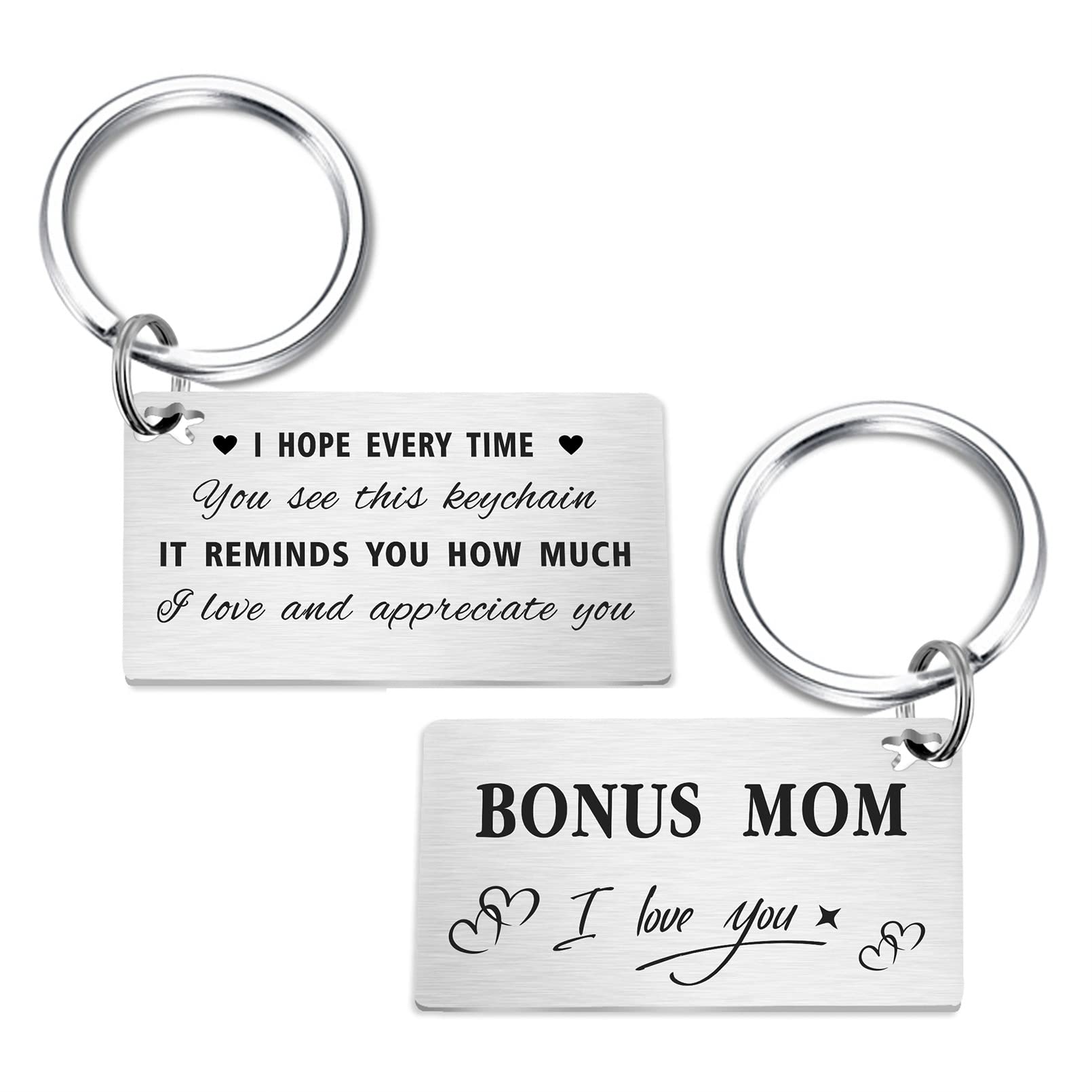 Gezxin Bonus Mom Keychain Gifts, to My Step Mom Birthday Gift Ideas from Daughter Son, Personalized Stepmom Stepmother Mother's Day Thanksgiving Valentines Day Christmas Presents, Bonus Mama, Gezxin Bonus Mom Keychain Gifts, to My Step Mom Birthday Gift Ideas from Daughter Son, Personalized Stepmom Stepmother Mother's Day Thanksgiving Valentines Day Christmas Presents, Bonus Mama, von Gezxin