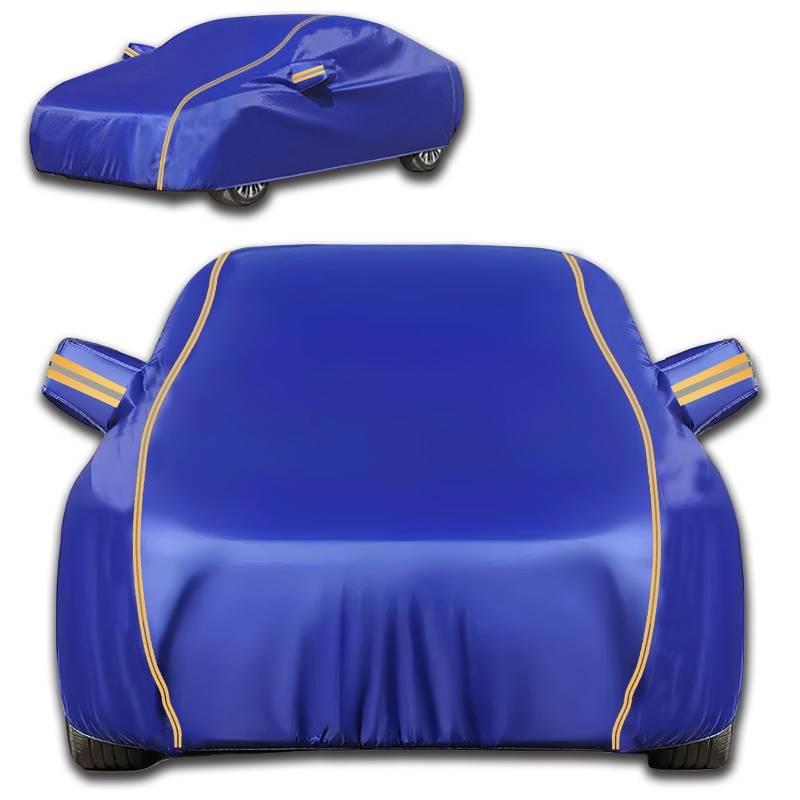 Autoabdeckung Draussen für mini Cooper SE Convertible 2022-2023,Auto Abdeckplane Wasserdicht Atmungsaktiv UV Schutz Autogarage Abdeckung Winddichte Kratzfeste Vollabdeckung Mit Türreißverschluss(Blue) von GgJjCv
