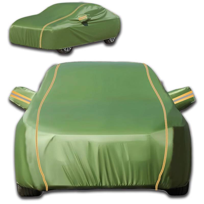 Maßangefertigt Abdeckplane für Smart Fortwo 450 City Cabrio (1998-2002), Outdoor Allwetterschutz Autoabdeckung Winddichte Kratzfeste Auto Abdeckplane Wasserdicht Autogarage Abdeckung Uv Beständig(Gree von GgJjCv