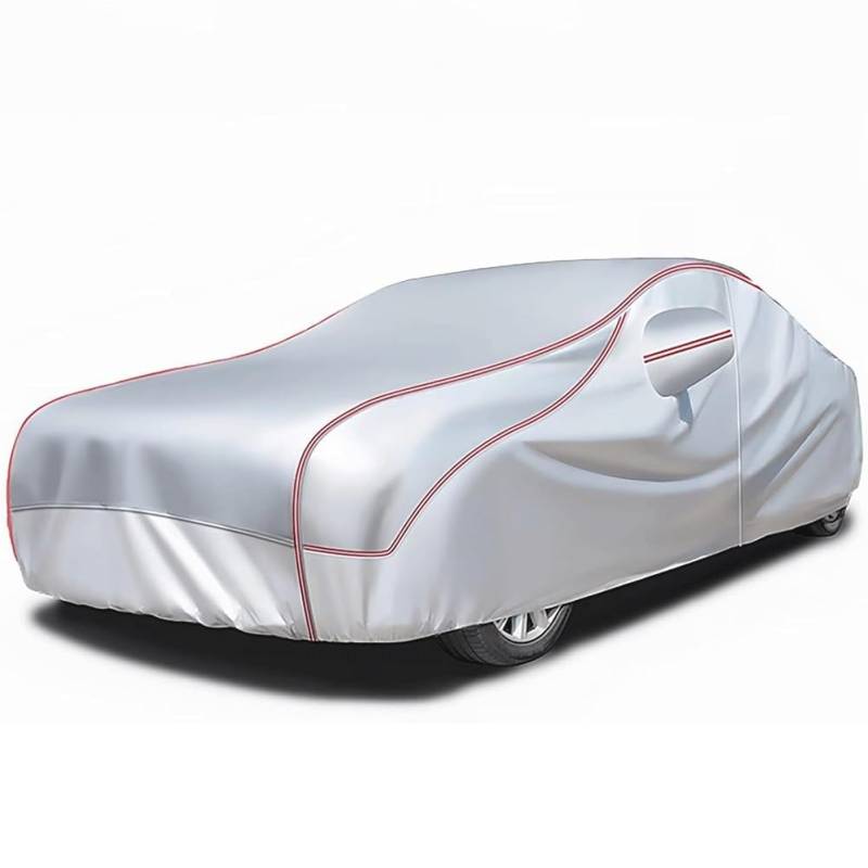 Verdickte Autoschutzhülle Hagelschutz für Renault Mégane 4 Fase 2 Sport Tourer 2020-,Autogarage Abdeckung Allwetter-Wind Regen Schnee Hagel UV-Auto-Plane Outdoor Vollgarage Autoplane Staubdicht(Silver von GgJjCv