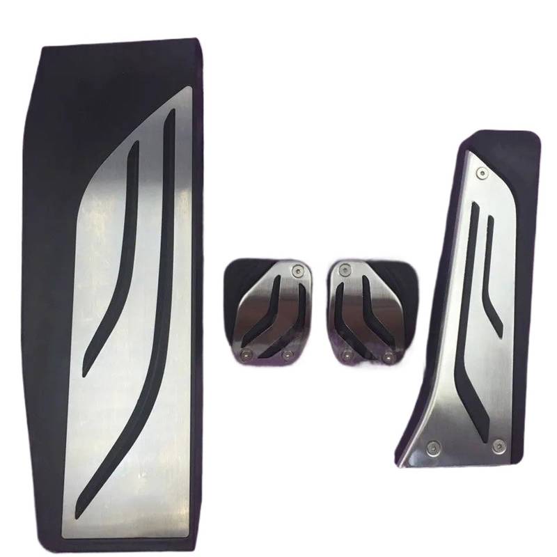 Fußpedal Pedalkappen Für 1 2 3 4 5 6 7 Serie GT Für X3 Für X4 Z4 F30 F31 F34 Manuelle Dekoration Aufkleber Gas Fußstütze Ändern Pedal Pad Zubehör Bremse Pedalkappen(D) von Ggwqfuh