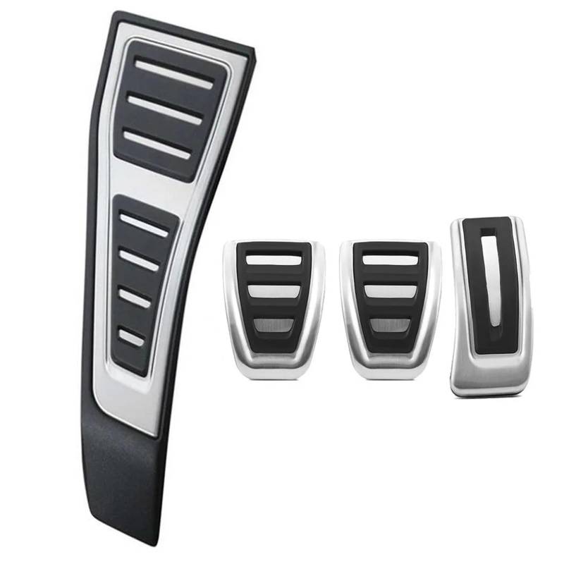Fußpedal Pedalkappen Für A4 (B9) Für A5 S4 RS4 MT at Limousine Avant 2016 2017 2018 2019 2020 Fuß Pedal Rest Kraftstoff Brems Platte Abdeckung Bremse Pedalkappen(MT) von Ggwqfuh