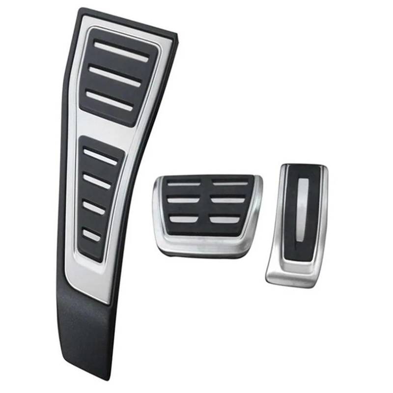 Fußpedal Pedalkappen Für A4 (B9) Für A5 S4 RS4 MT at Limousine Avant 2016 2017 2018 2019 2020 Fuß Pedal Rest Kraftstoff Brems Platte Abdeckung Bremse Pedalkappen(at) von Ggwqfuh