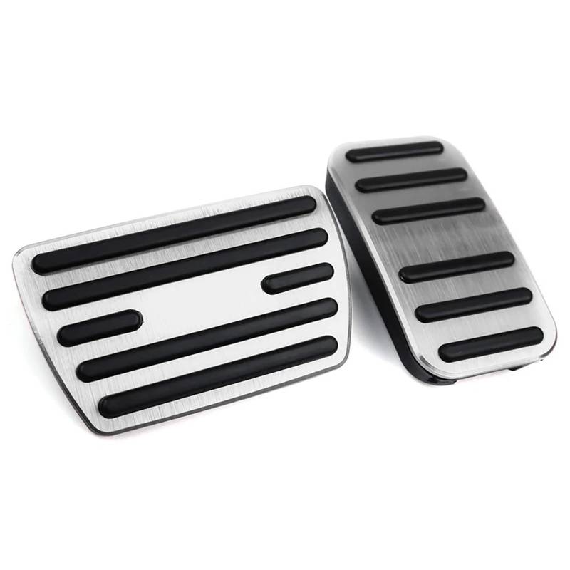 Fußpedal Pedalkappen Für Civic Für Accord Für CRV Für Odyssey Für Pilot Zubehör, Silber Anti Slip Fuß Pedal Abdeckungen Gas Bremse Gaspedal Pad Bremse Pedalkappen von Ggwqfuh