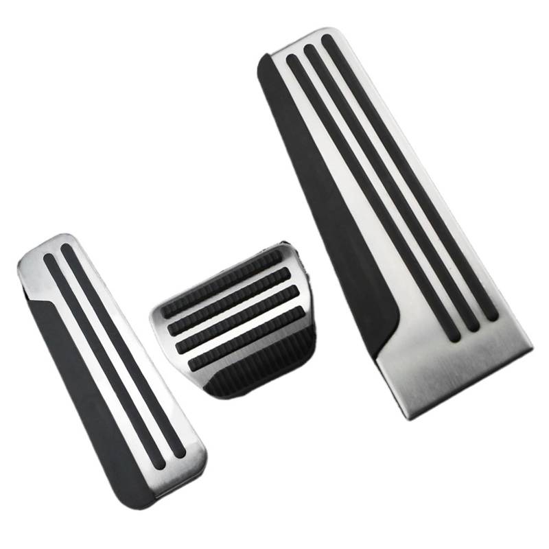 Fußpedal Pedalkappen Für Infiniti FX25 FX35 FX37 FX50 2010-2021 Accelerator Gas Bremspedal Fußstütze Pads Zubehör Edelstahl Auto Pedale Bremse Pedalkappen(3Pieces at with Rest) von Ggwqfuh