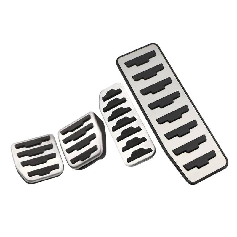 Fußpedal Pedalkappen Für Land Für Rover Für Discovery Für Sport 2014~2025 Zubehör Auto Fußpedale Gaspedal Bremse Edelstahl Kein Bohren rutschfeste Pedal Bremse Pedalkappen(4 pcs) von Ggwqfuh