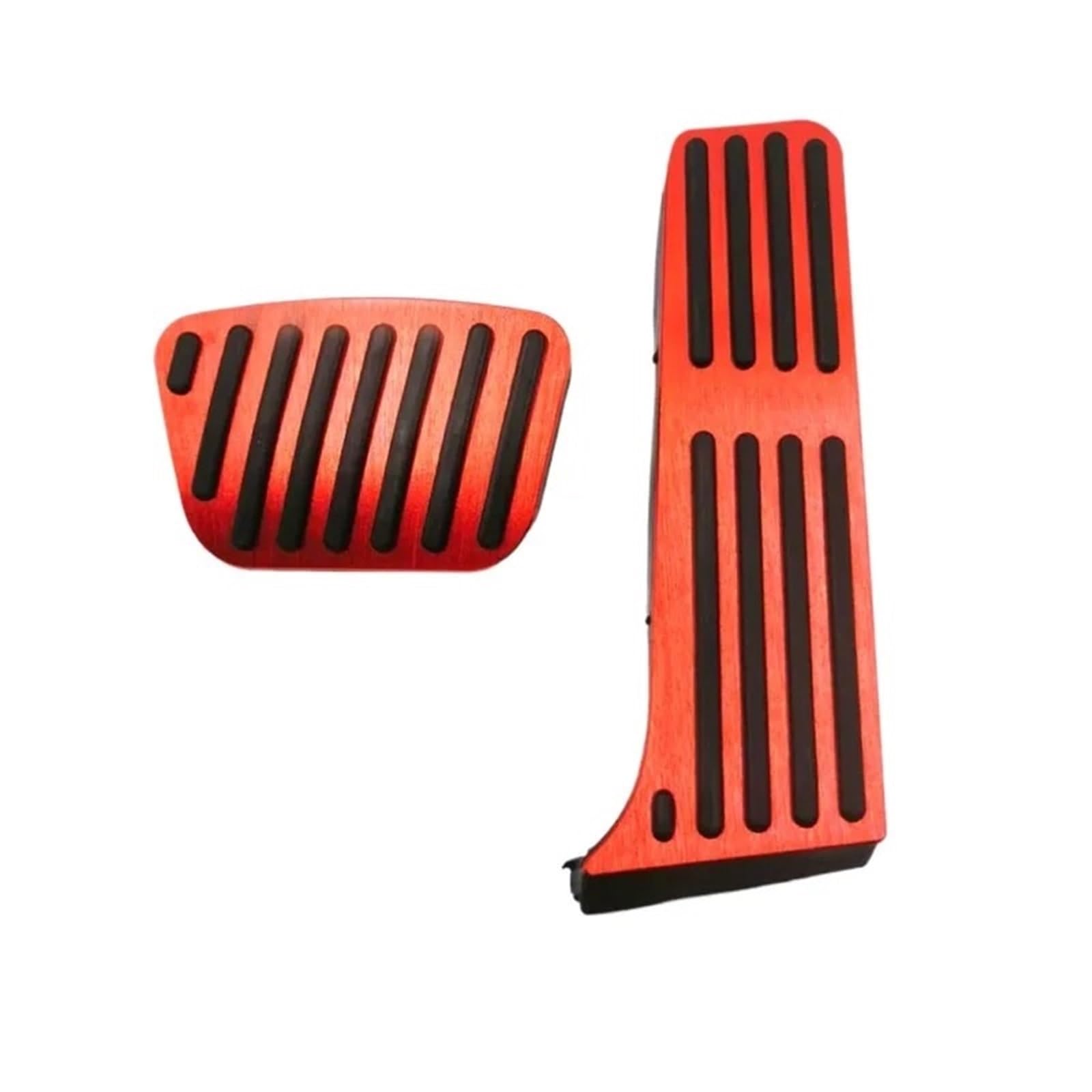 Fußpedal Pedalkappen Für Lixiang Li L9 L8 L7 L6 2022-2024 Auto Gaspedal Abdeckung Anti-Slip Brems Fuß Trim Innen Schutz Zubehör Bremse Pedalkappen(22-23-Red-2pcs) von Ggwqfuh