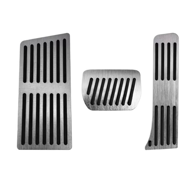 Fußpedal Pedalkappen Für Lixiang Li L9 L8 L7 L6 2022-2024 Auto Gaspedal Abdeckung Anti-Slip Brems Fuß Trim Innen Schutz Zubehör Bremse Pedalkappen(3pcs-Sliver-22-23) von Ggwqfuh