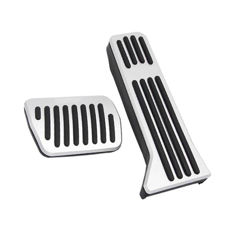 Fußpedal Pedalkappen Für Mazda Für CX-3 Für CX-4 Für CX-5 Fuß Rest Pedal Aluminium Auto Zubehör Accelerator Kraftstoff Brems Clucth Pedal Pad Abdeckung Bremse Pedalkappen(Without Rest Pedal) von Ggwqfuh