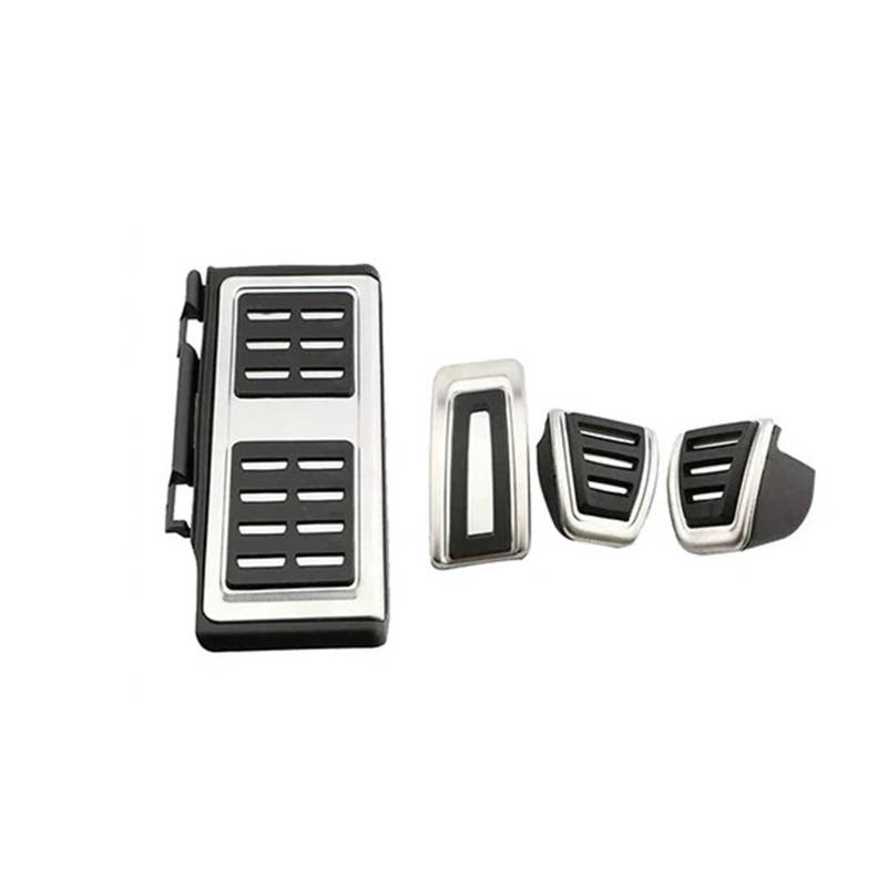 Fußpedal Pedalkappen Für Q2 SQ2 TT S1 A1 Für Q3 TTS RS3 Für A3 8V 2017-2024 Gas Bremspedal Abdeckung Edelstahl Auto Pedale Bremse Pedalkappen(MT with Rest) von Ggwqfuh