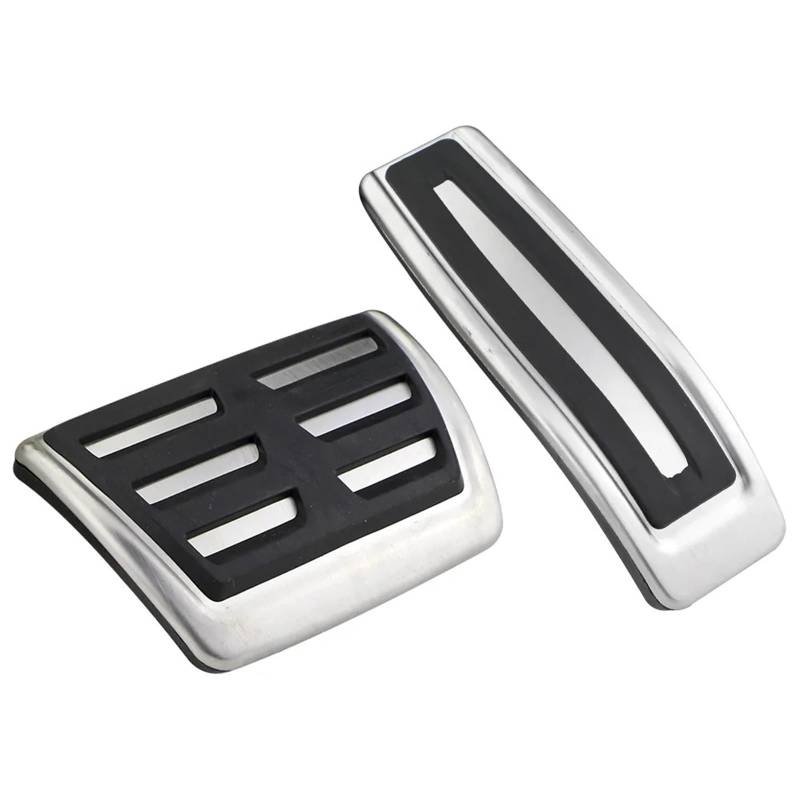 Fußpedal Pedalkappen Für Q7 SQ7 2006-2015 Accelerator Gas Bremspedal Fußstütze Dead Pedal Pad Non-Slip Innen Zubehör Auto Pedale Abdeckung Bremse Pedalkappen(2Pcs at) von Ggwqfuh