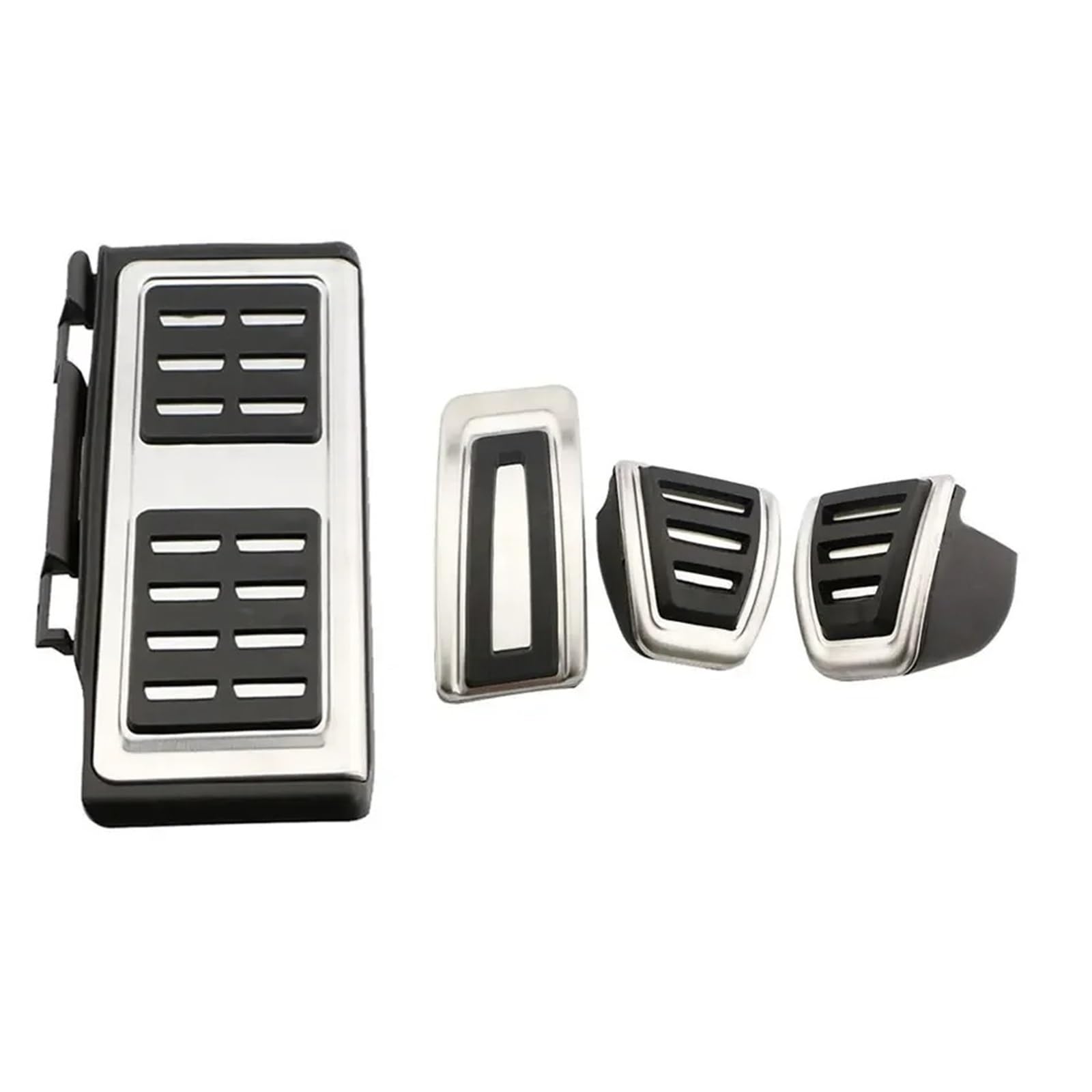 Fußpedal Pedalkappen Für Škoda Für Fabia Mk4 Typ PJ 2021 2022 2023 2024 2025 Bremspedale Edelstahl Beschleuniger Abdeckung Auto Zubehör Auto Fuß Pedale Bremse Pedalkappen(4pcs) von Ggwqfuh