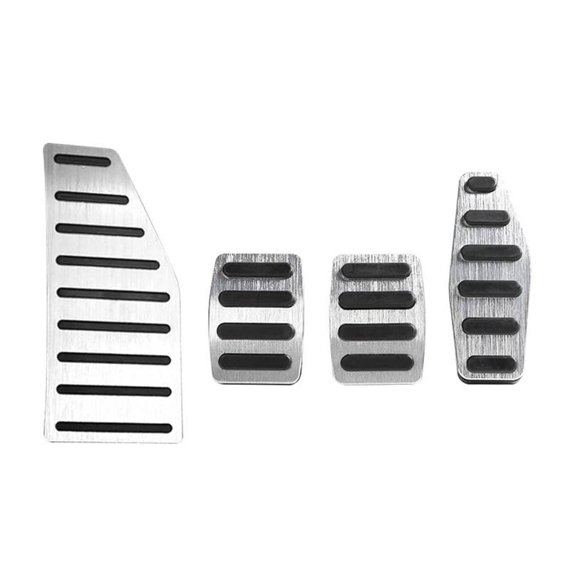 Fußpedal Pedalkappen Für Suzuki Für Jimny Für Sierra JB64 JB74 Für JB64W Für JB74W 2019-2023 Auto Accelerator Bremse Fußstütze Pedale Abdeckung Zubehör Bremse Pedalkappen(Footrest MT Silver) von Ggwqfuh