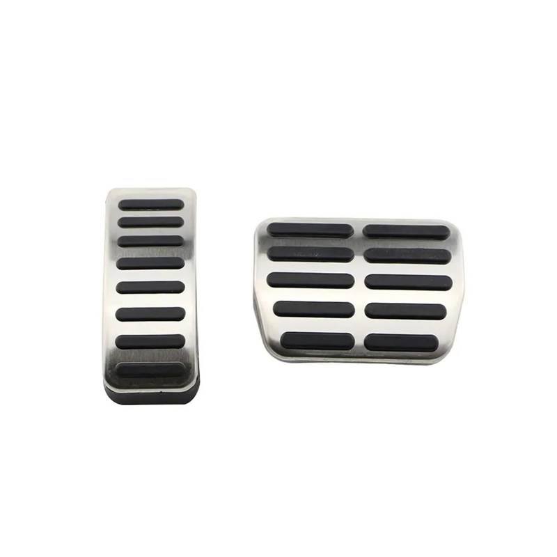 Fußpedal Pedalkappen Für VW Für Polo 6N 1996-1999 6N2 2000-2002 Für 9N / 9N3 2002-2009 Für VW Für Polo 6R 2009 - Auto-Gasbremspedale Aus Edelstahl Bremse Pedalkappen(at 2 Pieces) von Ggwqfuh