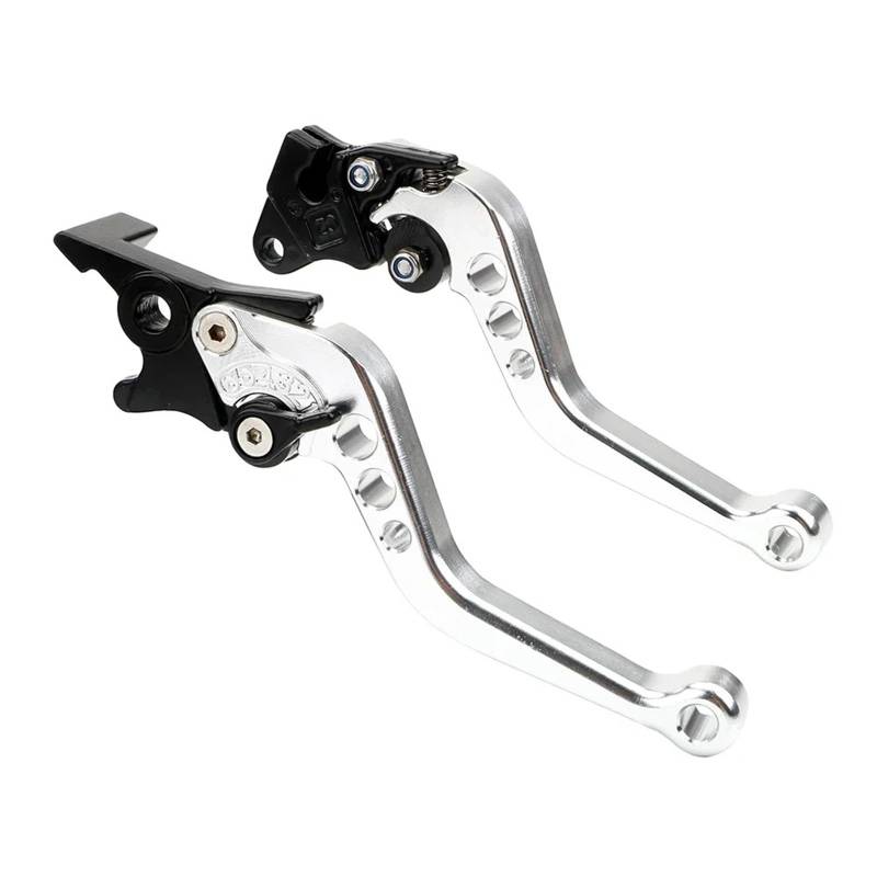 Kupplung Bremshebel Für Suzuki CNC Motorrad Einstellbare Bremse Kupplung Hebel Motorrad Bremshebel Griff Bar Motor Griffe Bremse Kupplung Hebel(Silver) von Ggwqfuh