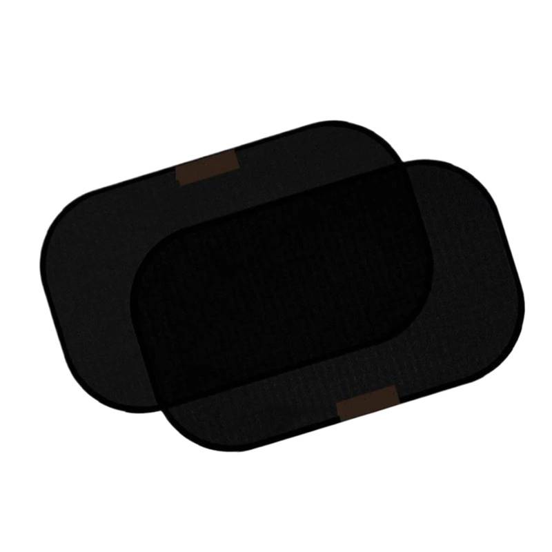 Auto Fenster Sonnenblende 2 STK Magnetischer Auto-Sonnenschutz UV-Schutz Autovorhang Baby Autofenster Sonnenschutz Seitenfenster Mesh Sonnenblende Sommerschutzfolie Auto Frontscheibe Sonnenschutz(Blac von Ggwqoops