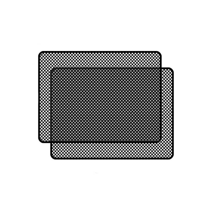 Auto Fenster Sonnenblende 2 STÜCKE Auto-Seitenfenster-Sonnenschutzaufkleber Sonnenschutzfenster-Sonnenschutzabdeckung Schwarzer PVC-Sonnenschutz Mit Kleinen Löchern 42 X 38 Cm Auto Frontscheibe Sonnen von Ggwqoops