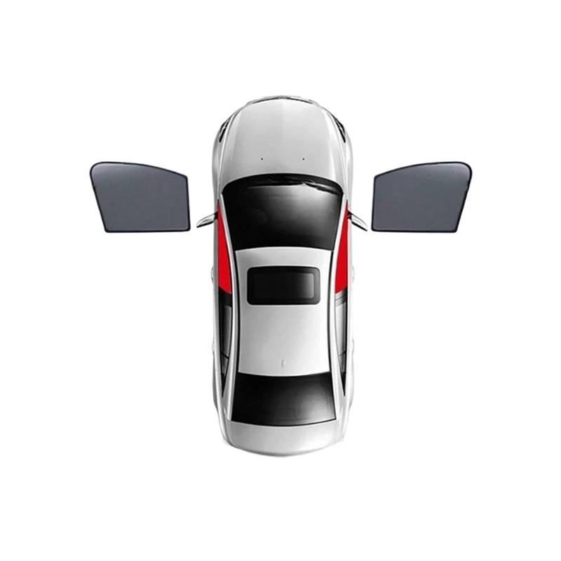 Auto Fenster Sonnenblende Für Hyundai Für Elantra Für MD 2011-2016 Magnetische Autofenster-Verdunkelungsvorhänge Solar-Sonnenschutz Schattennetz Glasschattierung Auto Frontscheibe Sonnenschutz(2PCS Fr von Ggwqoops