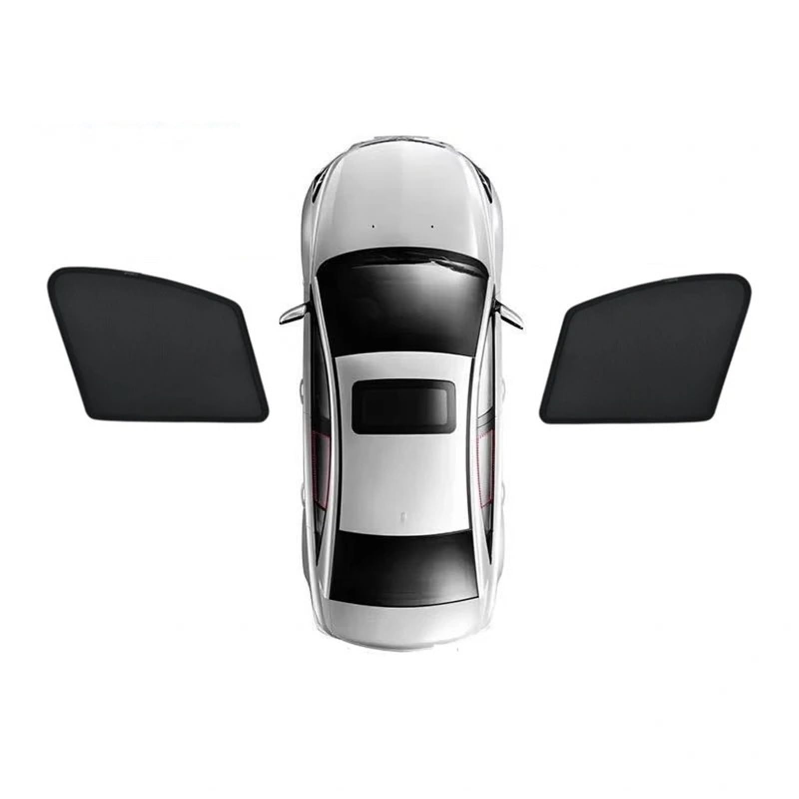 Auto Fenster Sonnenblende Für Hyundai Für Kona Für Kauai Für SX2 N Für Linie 2024 2025 Sonnenschutz Schatten Magnetvorhang Fenster Visier Auto Autoteil Auto Frontscheibe Sonnenschutz(2PCS Front) von Ggwqoops