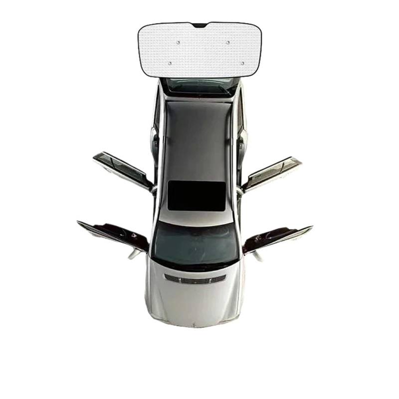 Auto Fenster Sonnenblende Für Hyundai H1 Für Starex Für IMax Für Cargo Für ILoad 2007-2017 Auto-Sonnenschutzzubehör Anti-UV-Fenstervisier Sonnenschutzabdeckung Auto Frontscheibe Sonnenschutz(Rear Wind von Ggwqoops