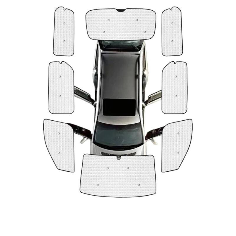 Auto Fenster Sonnenblende Für Hyundai H1 Für Starex Für IMax Für Cargo Für ILoad 2007-2017 Auto-Sonnenschutzzubehör Anti-UV-Fenstervisier Sonnenschutzabdeckung Auto Frontscheibe Sonnenschutz(All Sunsh von Ggwqoops
