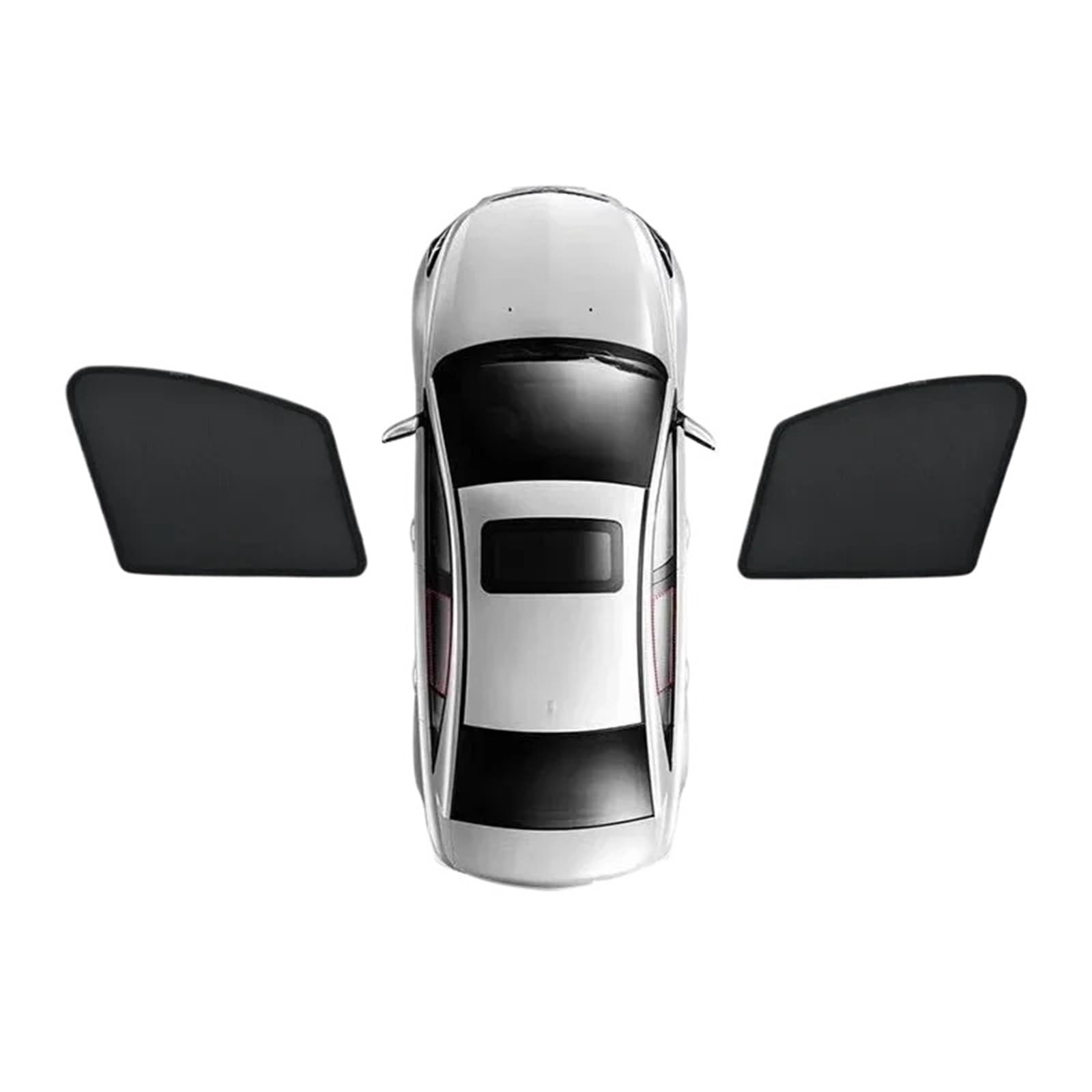 Auto Fenster Sonnenblende Für Mazda3 Für BK 2004-2009 UV-Sonnenschutz Blockieren Privatsphäre Schattierung Visier Mesh Vorhänge Auto Auto Teile Zubehör Auto Frontscheibe Sonnenschutz(2PCS Front) von Ggwqoops