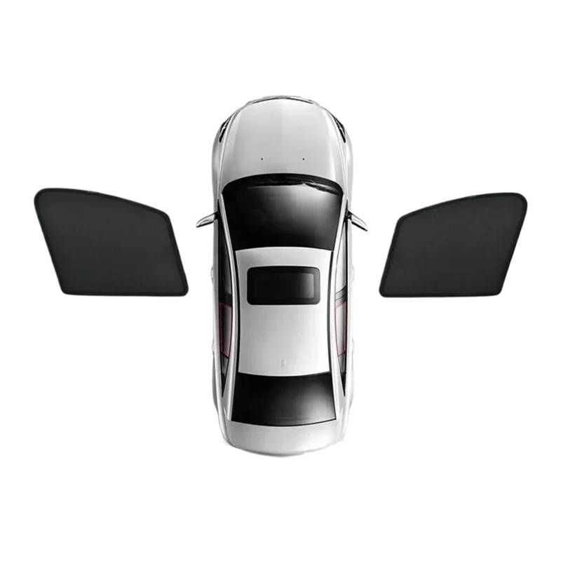Auto Fenster Sonnenblende Für Mazda3 Für BK 2004-2009 UV-Sonnenschutz Blockieren Privatsphäre Schattierung Visier Mesh Vorhänge Auto Auto Teile Zubehör Auto Frontscheibe Sonnenschutz(2PCS Front) von Ggwqoops
