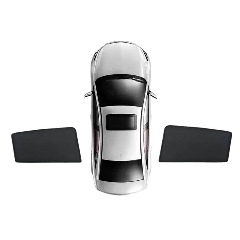 Auto Fenster Sonnenblende Für Mazda3 Für BK 2004-2009 UV-Sonnenschutz Blockieren Privatsphäre Schattierung Visier Mesh Vorhänge Auto Auto Teile Zubehör Auto Frontscheibe Sonnenschutz(2PCS Rear) von Ggwqoops