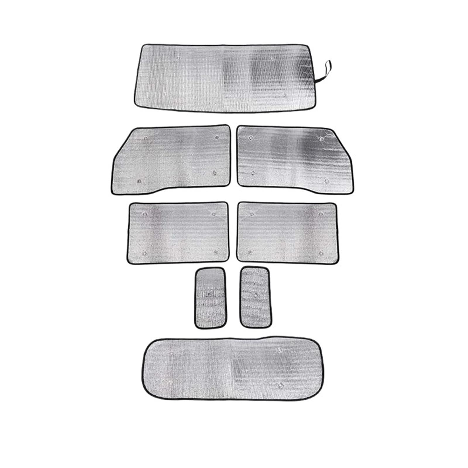 Auto Fenster Sonnenblende Für Suzuki Für Jimny 2/4 Für Tür 2019-2024 Autofenster Windschutzscheibe Sonnenschutz Visier Außenzubehör Auto Frontscheibe Sonnenschutz(4 Door 8 pcs) von Ggwqoops