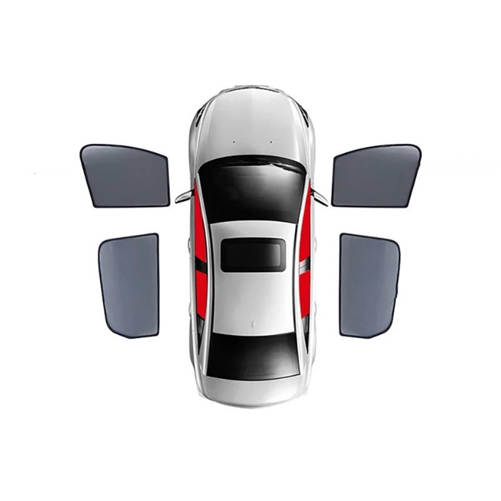 Auto Fenster Sonnenblende Für Volvo Für XC40 Für EX40 Für SUV 2018-2024 Magnetischer Auto-Sonnenschutz Frontscheibenvorhang Rückseite Babyfenster Sonnenschutzvisier Auto Frontscheibe Sonnenschutz(4PCS Auto Fenster Sonnenblende Für Volvo Für XC40 Für EX40 Für SUV 2018-2024 Magnetischer Auto-Sonnenschutz Frontscheibenvorhang Rückseite Babyfenster Sonnenschutzvisier Auto Frontscheibe Sonnenschutz(4PCS von Ggwqoops