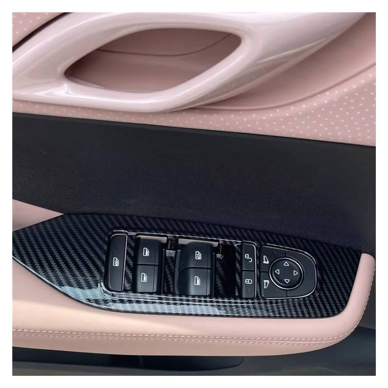 Fensterheber Taster Für BYD Für Dolphin Für Mini Für Seagull Auto Fensterheber Schalter Taste Abdeckung Innentür Armlehne Trim Panel LHD Hauptfensterheberschalter von Ggwqoops