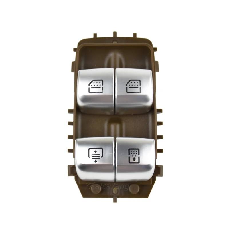 Fensterheber Taster Für Benz S 450 550 560 600 63 65 A2229051505 Elektrische Power Master Fensterheber Switch Control Taste Hauptfensterheberschalter(Brown) von Ggwqoops