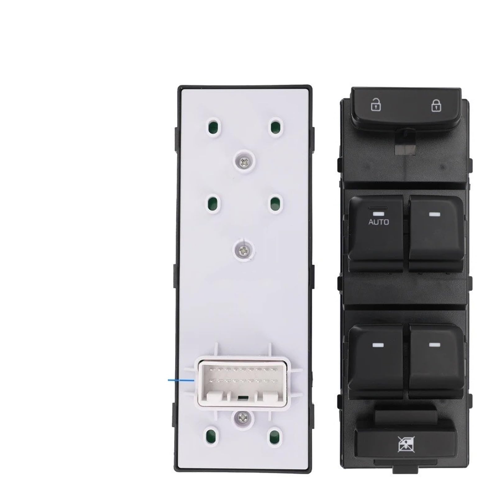 Fensterheber Taster Für Hyundai Für Sonata LF 2015 2016 2017 2018 2019 93570-C1000 93570-C1010 Elektrische Power Master Fenster Switch Control Taste Hauptfensterheberschalter(1 Auto) von Ggwqoops