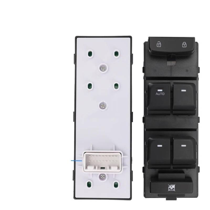 Fensterheber Taster Für Hyundai Für Sonata LF 2015 2016 2017 2018 2019 93570-C1000 93570-C1010 Elektrische Power Master Fenster Switch Control Taste Hauptfensterheberschalter(1 Auto) von Ggwqoops