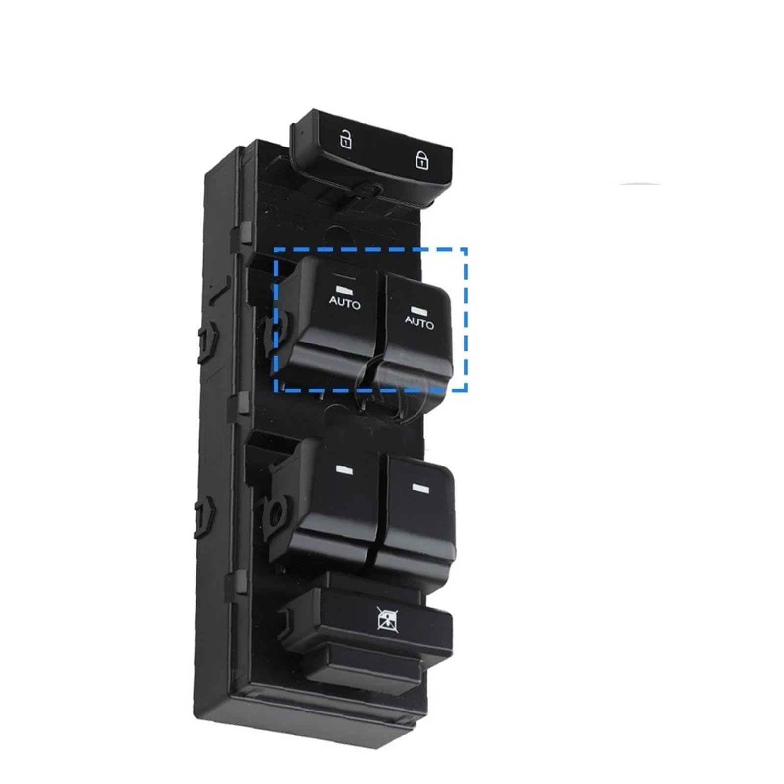 Fensterheber Taster Für Hyundai Für Sonata LF 2015 2016 2017 2018 2019 93570-C1000 93570-C1010 Elektrische Power Master Fenster Switch Control Taste Hauptfensterheberschalter(2 Auto) von Ggwqoops