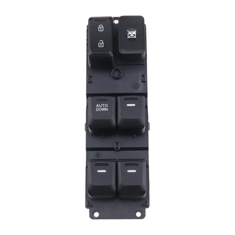 Fensterheber Taster Für Kia K2 Für Rio 3 2011 2012 2013 2014 2015 2016 Elektrischer Fensterheber-Hauptsteuerschalter 93570-4X000 Autozubehör Hauptfensterheberschalter von Ggwqoops