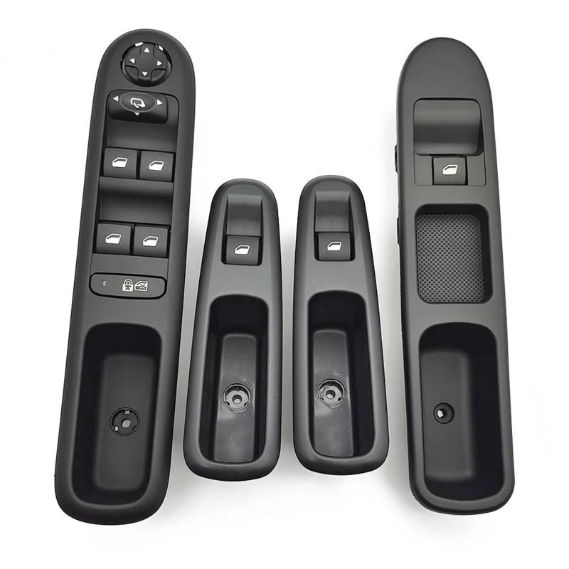 Fensterheber Taster Für Peugeot 3008 5008 2009-2016 4 Pcs Power Fenster Control Schalter Fensterheber Schalter Taste Hauptfensterheberschalter von Ggwqoops