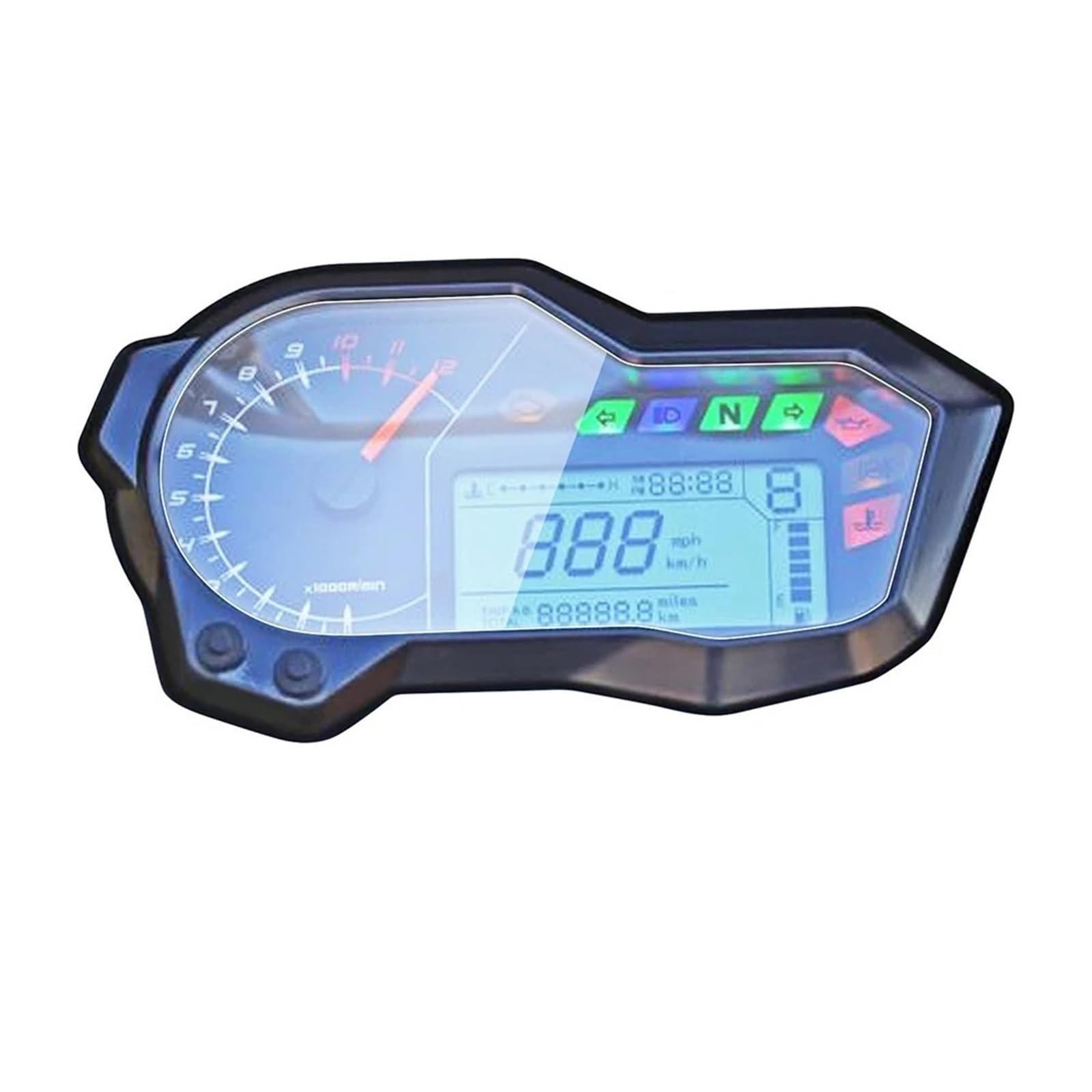 Für Benelli Für TRK502 Für TRK 502X Für TRK 502 X Motorrad Tachometer Screen Scratch Protection Film Dashboard Screen Protector Armaturenbrett Tacho Displayschutzfolie(2 pcs) von Ggwqoops