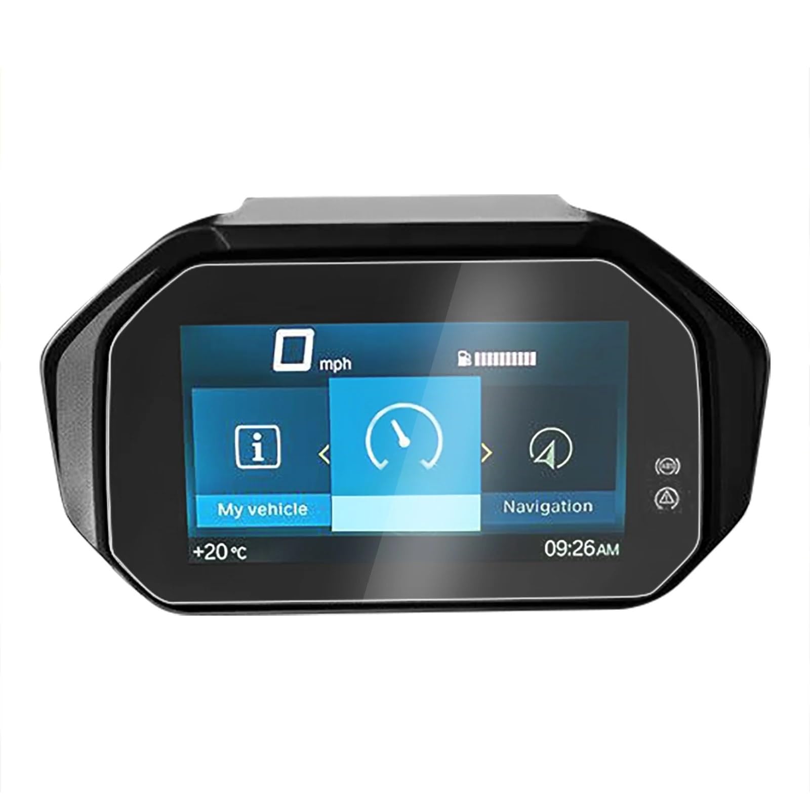 Für C400 XC 400 GT C400X C400GT 2018-2023 Motorradmesser-Tachometer-Wächter Scratch Cluster Screen Protection Film Protector Armaturenbrett Tacho Displayschutzfolie(4 PCS) von Ggwqoops