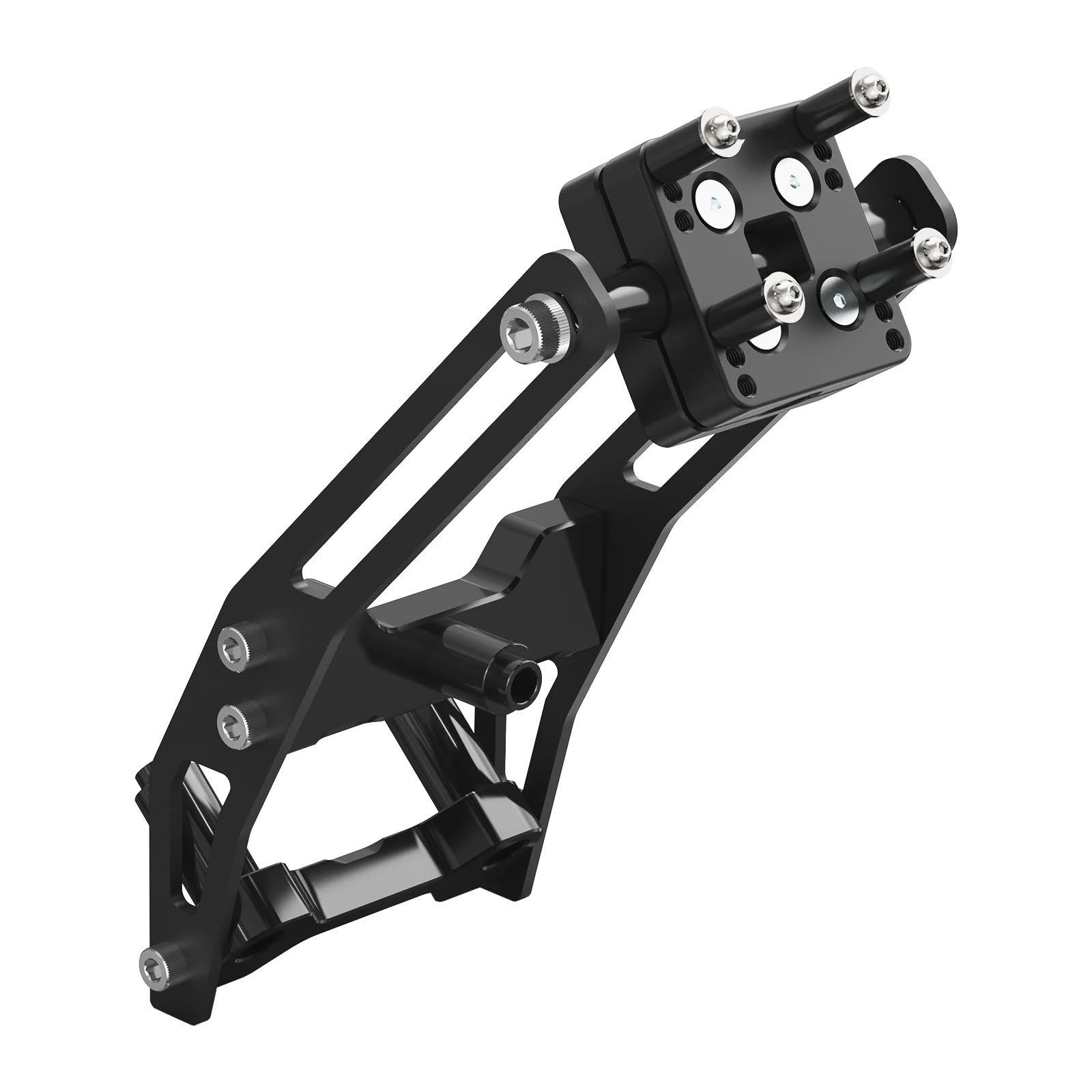 Für Ducati Für DesertX 2022-2024 Motorrad 12 MM Bar GPS Halterung 12 MM GPS Halter Bar Clamp Navigation Halterung Motorrad-GPS-Navigationshalterung(Set) von Ggwqoops