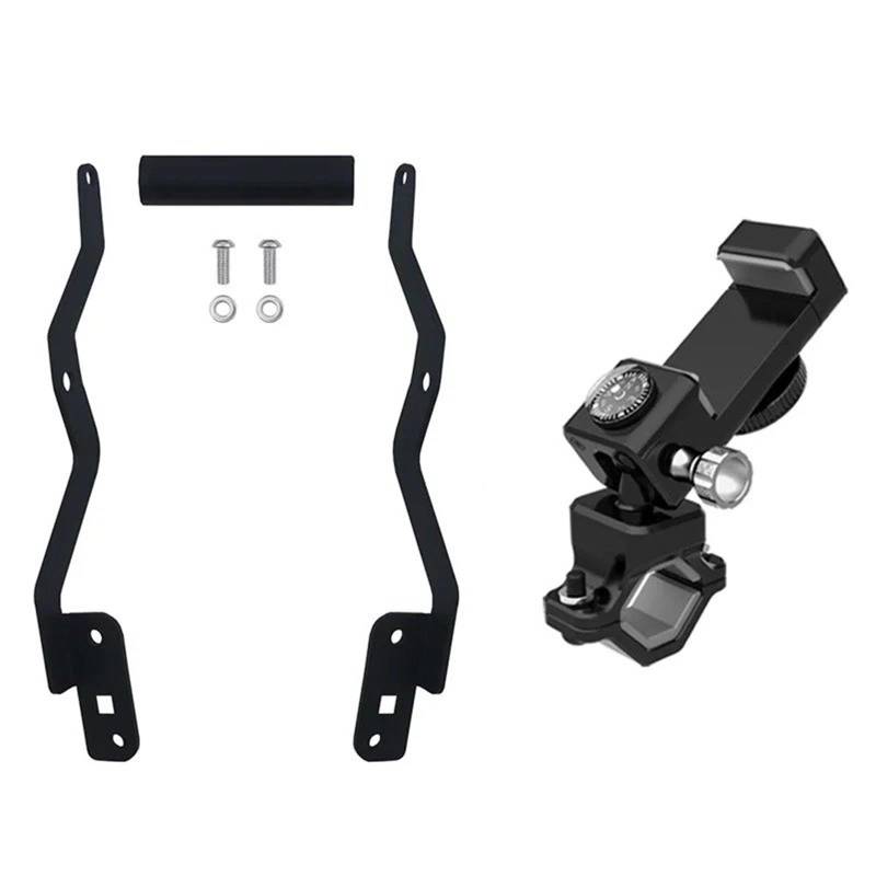 Für F 900 XR 2020-2022 Motorrad Windschutzscheibe Ständer Halter Handy GPS Navigation Platte Halterung Motorrad-GPS-Navigationshalterung(E) von Ggwqoops