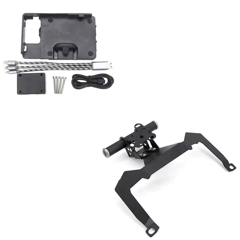 Für Forza 350 2020 2021 Motorrad GPS Navigation Handy Halterung Mount Adapter Ständer Halter Motorrad-GPS-Navigationshalterung(BC) von Ggwqoops