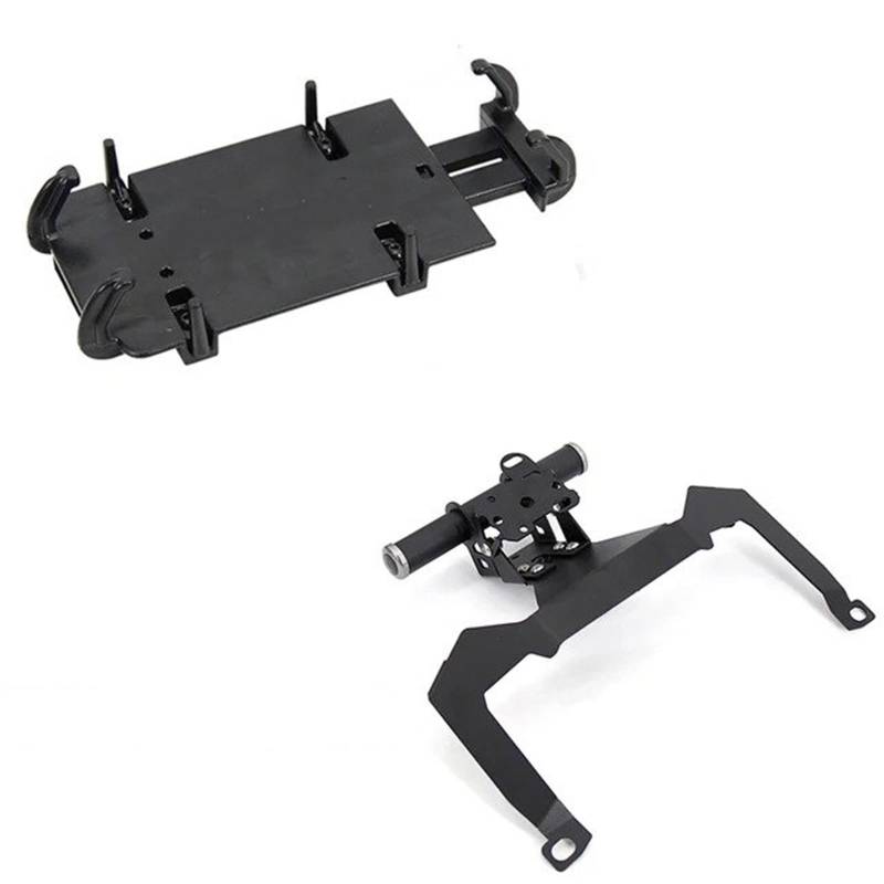 Für Forza 350 2020 2021 Motorrad Vorne Telefon Ständer Halter GPS Navigaton Platte Halterung Motorrad-GPS-Navigationshalterung(AB) von Ggwqoops