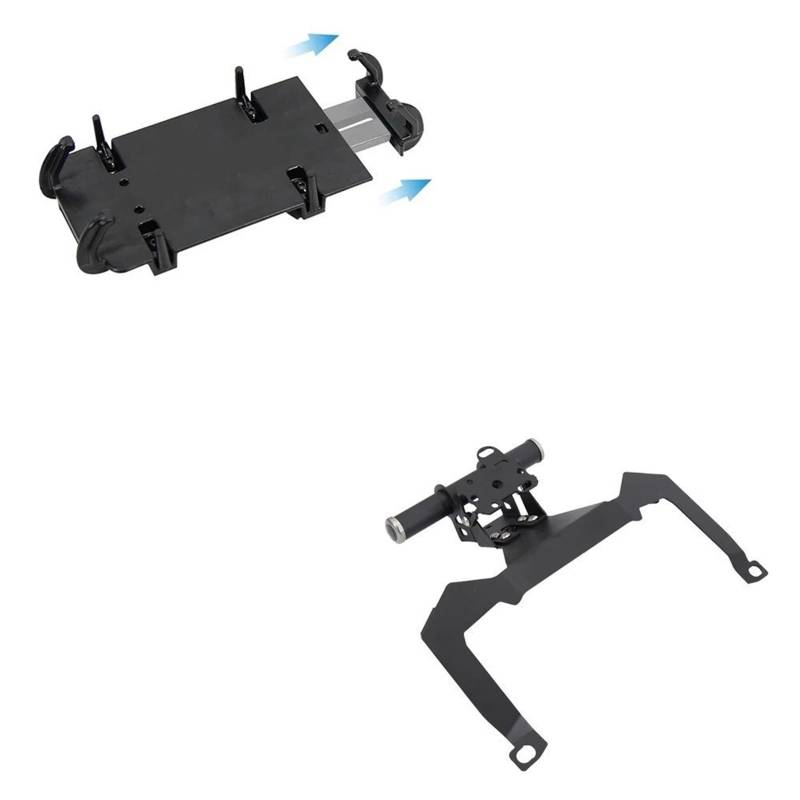 Für Forza 350 2020 2021 Motorrad Vorne Telefon Ständer Halter GPS Navigaton Platte Halterung Motorrad-GPS-Navigationshalterung(AC) von Ggwqoops