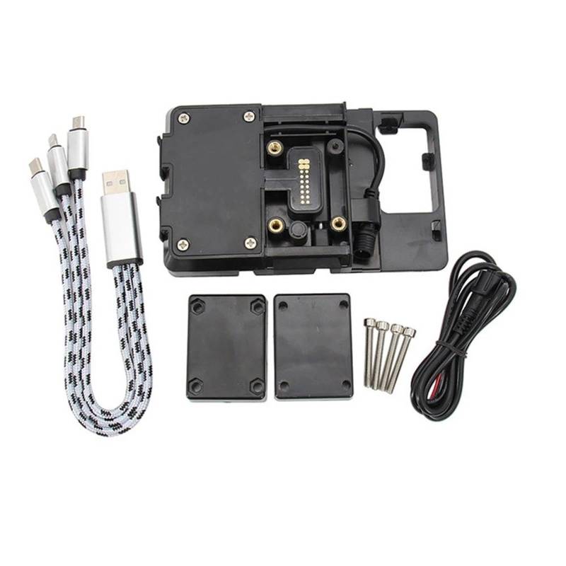 Für Forza 350 2020 2021 Motorrad Vorne Telefon Ständer Halter GPS Navigaton Platte Halterung Motorrad-GPS-Navigationshalterung(B) von Ggwqoops